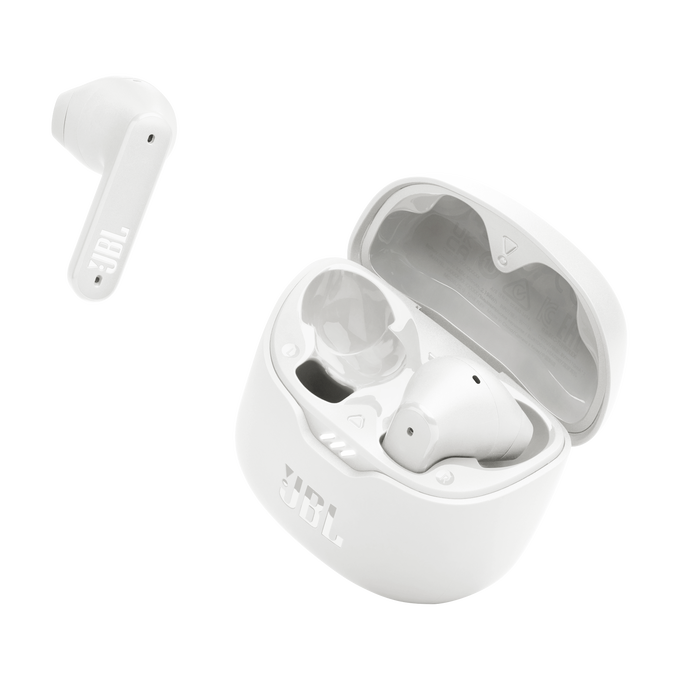 JBL Tune Flex - White - True wireless Noise Cancelling earbuds - Front image number null